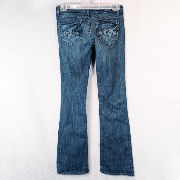 Paige Laurel Canyon Low rise boot cut denim Jeans Size 24 - Picture 2 of 6